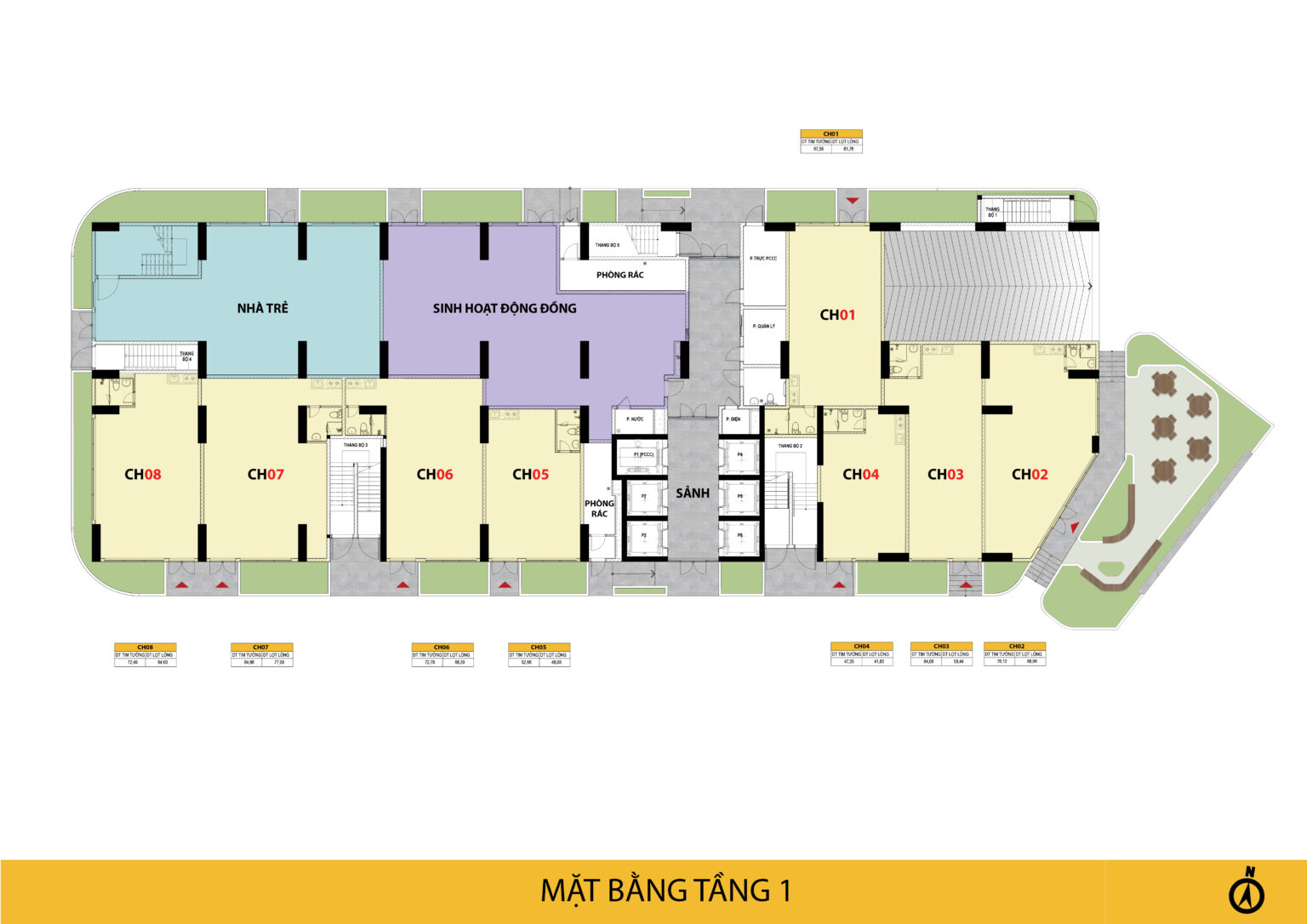 Mặt bằng Tháp Icon